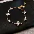 Vintage Geometric Zircon Bracelet Supply for Wholesale Retailers - 8# bracelet-gold (18K real gold)