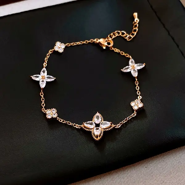 8# bracelet-gold (18K real gold),tkmbeautysupply.com
