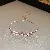 Vintage Geometric Zircon Bracelet Supply for Wholesale Retailers - 13# Bracelet-Environmentally Friendly-Rose Gold (Real Gold Plating)