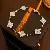 Vintage Geometric Zircon Bracelet Supply for Wholesale Retailers - 22# bracelet-gold