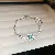 Vintage Geometric Zircon Bracelet Supply for Wholesale Retailers - 23# Bracelet-Environmentally Friendly-Silver-Blue