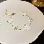 Vintage Geometric Zircon Bracelet Supply for Wholesale Retailers - 26# bracelet-gold-white (14K real gold plating)