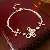 Vintage Geometric Zircon Bracelet Supply for Wholesale Retailers - 47# Gold-Zircon Butterfly Flower Bracelet