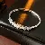 Vintage Geometric Zircon Bracelet Supply for Wholesale Retailers - 59# silver zircon rectangular buckle bracelet