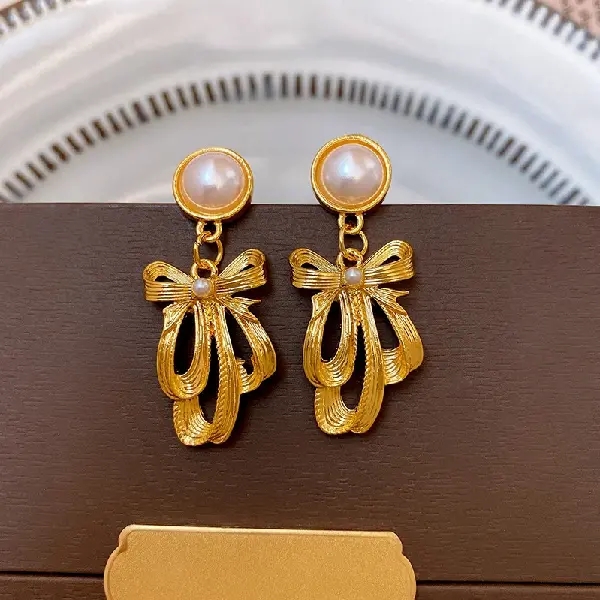 1# Silver Needle-Golden Bow,tkmbeautysupply.com
