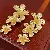 Vintage Silver Needle Earrings | Quality Wholesale Supply - 10# Silver Needle-Golden Flower Tassel