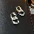 Vintage Silver Needle Earrings | Quality Wholesale Supply - Earrings - gold and silver chain (real gold plating)