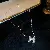 Wholesale Real Gold Electroplated Shell Zircon Letter Necklace for Women - 4# necklace-gold H.