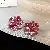 Silver Needle Accessories Wholesale Supply for Street Market Profit - 25-Silver Needle Double Layer Flower Stud Earrings