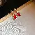 Silver Needle Accessories Wholesale Supply for Street Market Profit - 30-silver needle red stud earrings