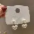 Silver Needle Accessories Wholesale Supply for Street Market Profit - Silver Needle Pearl Love Earrings