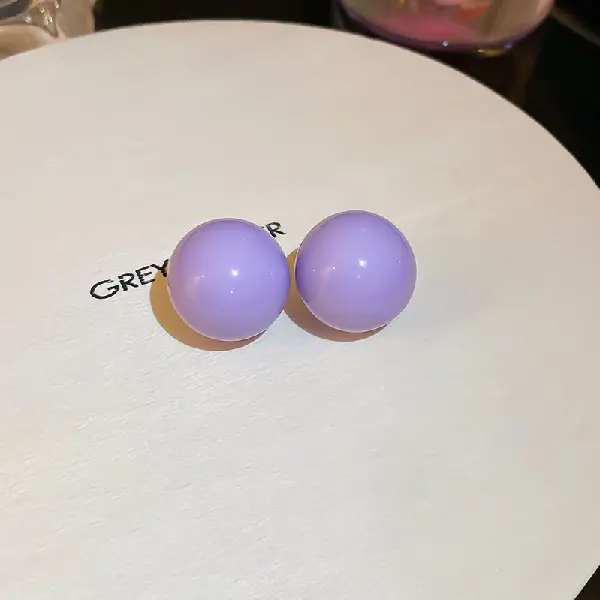94# Silver Needle-Purple Ball,tkmbeautysupply.com