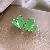 Wholesale Silver Needle Accessories Supply for Retail Profit - 1-#925 Silver Needle Green Oil Drop Love Stud Earrings