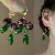 Wholesale Silver Needle Accessories Supply for Retail Profit - 31-#Water drop glass bead earrings