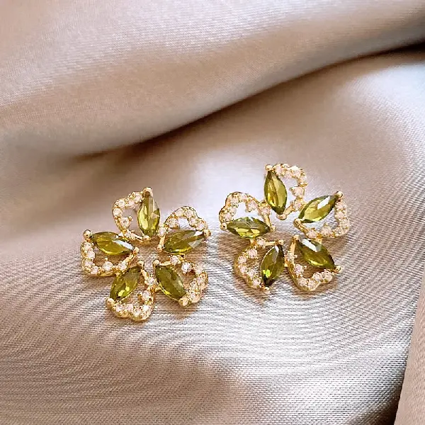 22# silver needle-gold-green,tkmbeautysupply.com