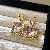 Wholesale Vintage Steel Needle Drop Cat's Eye Earrings for Retailers - 4# Square Leaf Pearl Earrings