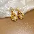 Wholesale Vintage Steel Needle Drop Cat's Eye Earrings for Retailers - 9# silver needle pearl bouquet earrings (18K real gold plating)