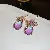 Wholesale Medieval Vintage Silver Needle Earrings for Retail - 15# Ear Hook-Zircon Butterfly Water Drop