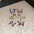 Wholesale Medieval Vintage Silver Needle Earrings for Retail - 22# Silver Needle-Diamond Zircon Butterfly Tassel Earrings