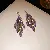 Wholesale Medieval Vintage Silver Needle Earrings for Retail - 36# ear hook-diamond leaf water drop hollow tassel