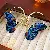 Vintage Silver Needle Earrings Wholesale with Premium Quality - 5# silver needle-gold-blue
