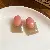 Sweet Small Fresh Flower Earrings Wholesale Supply - 6# silver needle-pink