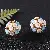 Sweet Small Fresh Flower Earrings Wholesale Supply - 8# silver needle-regular-blue
