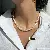 Wholesale Irregular Geometric Pearl Charm Necklaces for Retailers - 8#gold-white-8mm pearl necklace