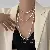 Wholesale Irregular Geometric Pearl Charm Necklaces for Retailers - 10# white pearl necklace (4-8mm)