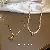 Wholesale Irregular Geometric Pearl Charm Necklaces for Retailers - 19#Love Ball Pearl Necklace (set of 2)