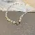 Wholesale Irregular Geometric Pearl Charm Necklaces for Retailers - 20# Diamond Magnet Ball Pearl Necklace