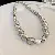 Wholesale Irregular Geometric Pearl Charm Necklaces for Retailers - 27# Metal Irregular Freshwater Pearl Necklace