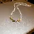 Wholesale Irregular Geometric Pearl Charm Necklaces for Retailers - 28# pearl triangle square stitching necklace
