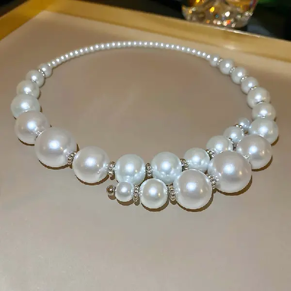 45# Irregular Pearl Necklace,tkmbeautysupply.com