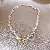 Wholesale Irregular Geometric Pearl Charm Necklaces for Retailers - 60#Love Magnetic Freshwater Pearl Necklace