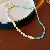 Wholesale Baroque Freshwater Pearl Necklaces for Retailers - #10 Gold-Blue-White-Amazonite Pearl Necklace