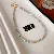 Wholesale Baroque Freshwater Pearl Necklaces for Retailers - #52 Blue-Red-Round Shoushan Stone Necklace