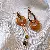 Tiger Eye Stone Silver Needle Earrings Wholesale Quality Assured - 8# Silver Needle Resin Tiger Eye Stone Round Stud Earrings