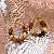 Tiger Eye Stone Silver Needle Earrings Wholesale Quality Assured - 13# square tiger eye stone earrings (real gold plating)