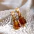 Tiger Eye Stone Silver Needle Earrings Wholesale Quality Assured - 14# Silver Needle Pleated Geometric Cross Stud Earrings