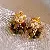 Tiger Eye Stone Silver Needle Earrings Wholesale Quality Assured - 19# silver needle zircon flower tiger eye stone tassel earrings