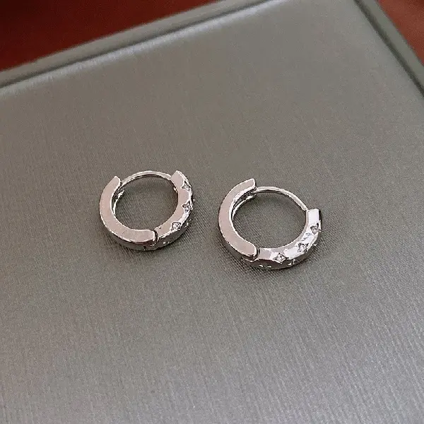 10# ear buckle-silver,tkmbeautysupply.com