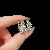 Wholesale Medieval Vintage Earrings with Zircon Shine - 12# earrings-gold