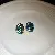 Wholesale Silver Needle Blue Irregular Metal Earrings for Retailers - Silver Needle-Diamond Oval Earrings