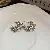 Wholesale Silver Needle Diamond Inlaid Pearl Earrings Supply - 21# silver needle-scale twisted C-shaped earrings