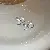 Wholesale Silver Needle Diamond Inlaid Pearl Earrings Supply - 31# Silver Needle-Circle Pearl Stud Earrings