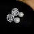 Wholesale Silver Needle Diamond Inlaid Pearl Earrings Supply - 33# Silver Needle-Zircon Flower Pearl Stud Earrings