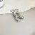 Wholesale Silver Needle Diamond Inlaid Pearl Earrings Supply - 34# earrings - platinum round beads with drop tassels