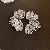 Wholesale Silver Needle Diamond Inlaid Pearl Earrings Supply - 54# Silver Needle-Titanium Needle Leaf Flower Scalloped Pleated Stud Earrings