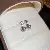 Wholesale Silver Needle Diamond Inlaid Pearl Earrings Supply - 59# Silver Needle-Zircon Four-leaf Clover Pearl Stud Earrings (10mm)